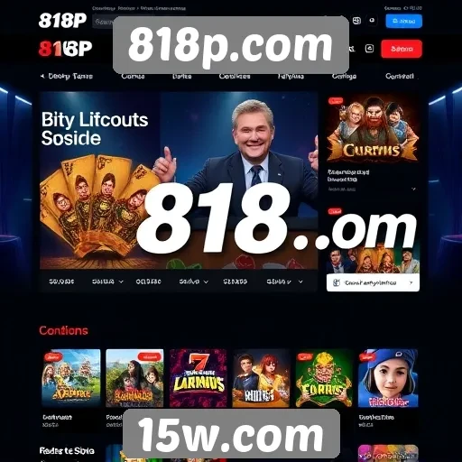 Acessibilidade e design do site 818p.com