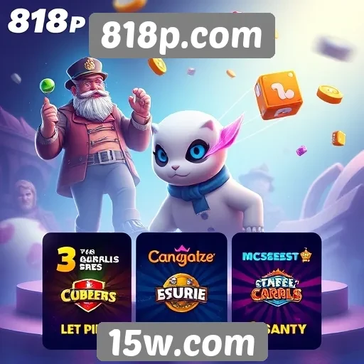 Tipos de jogos oferecidos no 818p.com